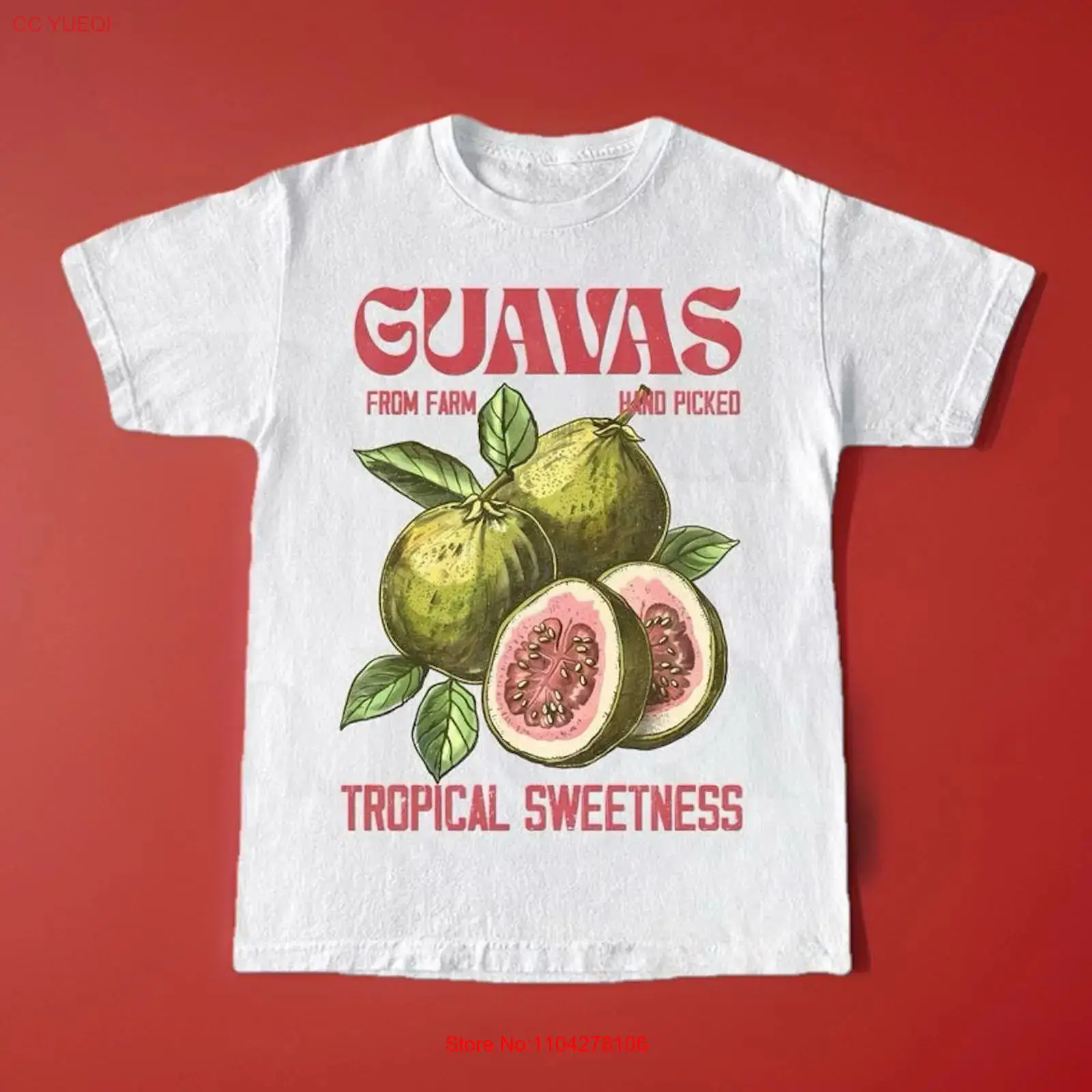 Commercial Printing And Design - T-shirt Guavas Rétro Commercial Nouveau S-5XL