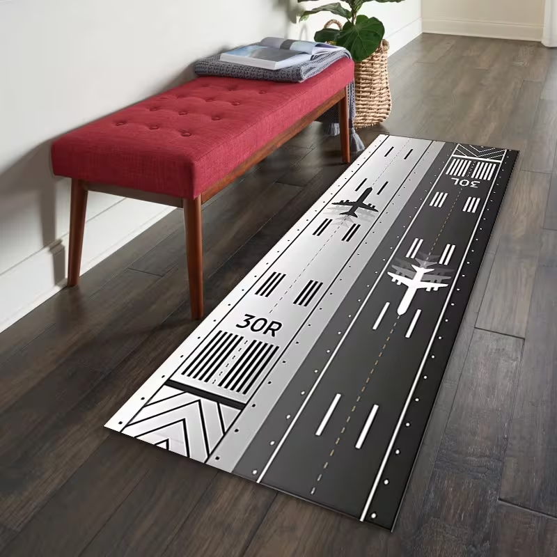 Hall Commercial Printing - Tapis de sol créatif antidérapant à