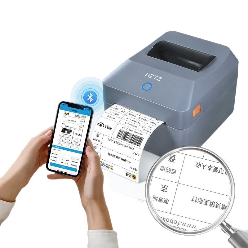 Commercial Printing Network - Imprimante d'étiquettes thermiques Bluetooth, USB, sans