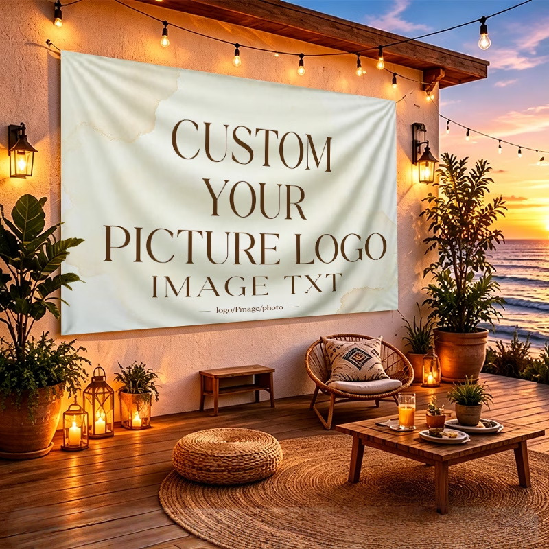 Commercial Printing Images - Drapeaux publicitaires personnalisés adaptés à l'image
