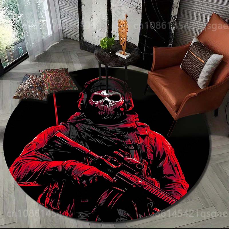 Commercial Printing Images - Tapis rond imprimé avec motif de