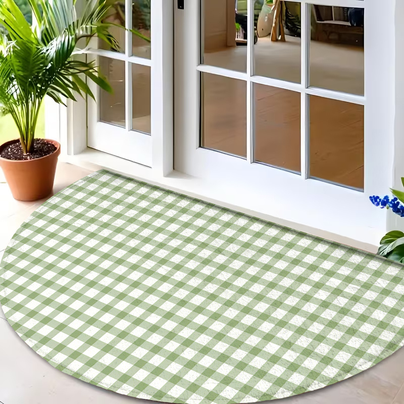 Hall Commercial Printing - Tapis de sol rond commercial à