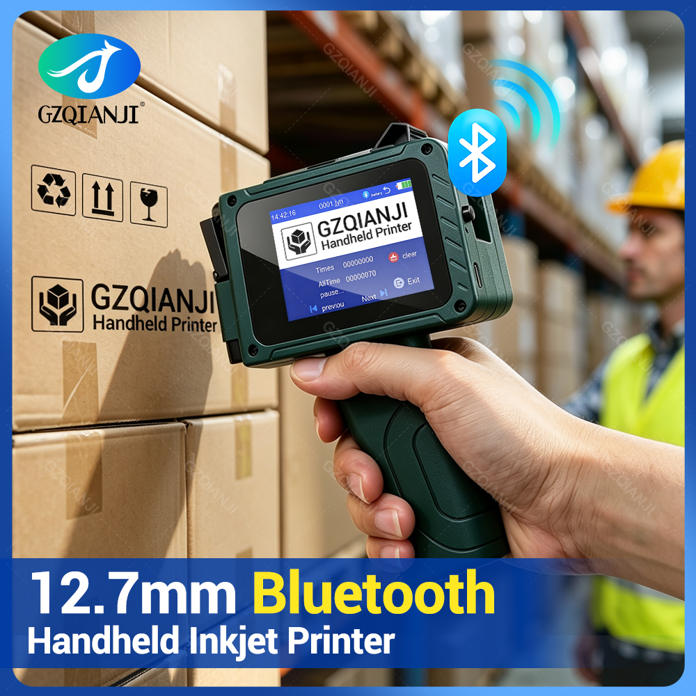 Commercial Printing Network - Imprimante jet d'encre mini Bluetooth 12,7