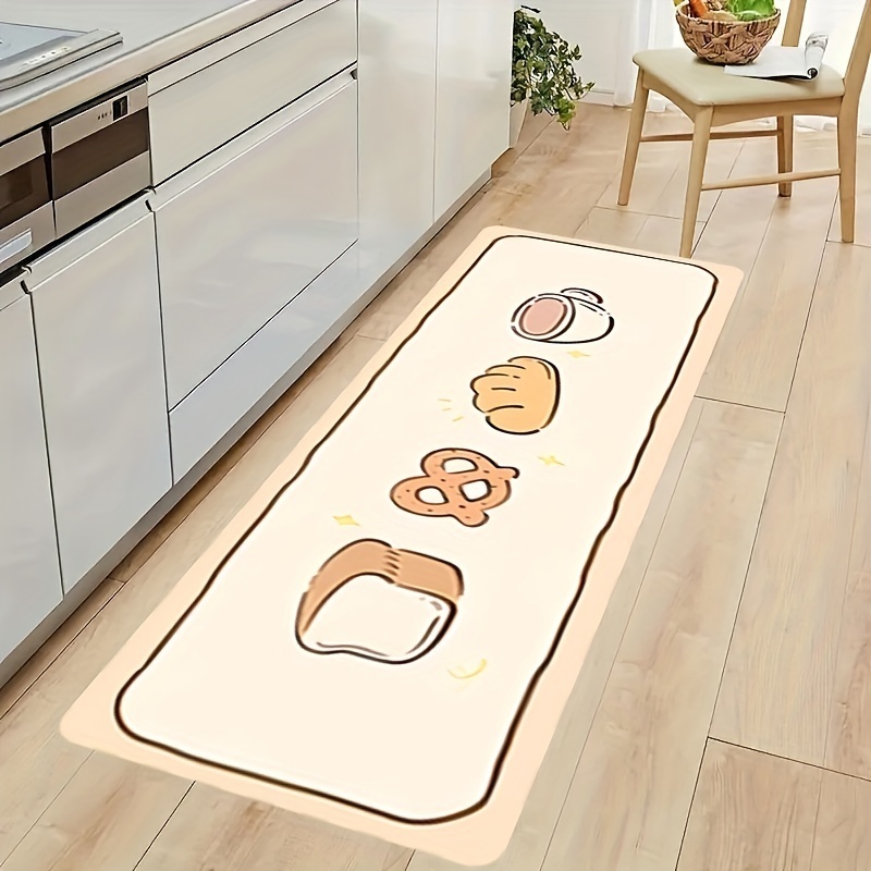 Hall Commercial Printing - Tapis de sol antidérapant imprimé bretzel