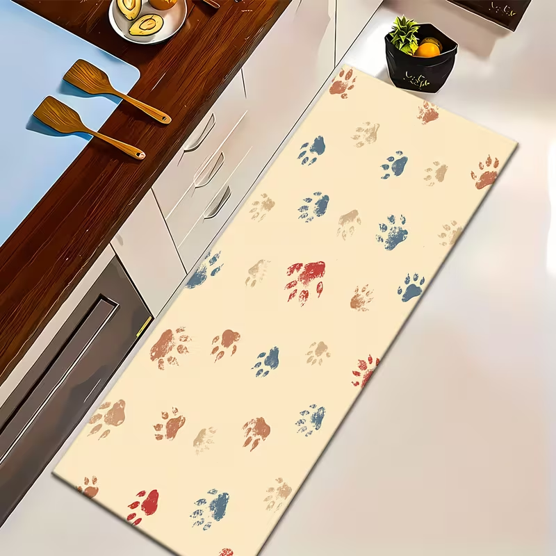 Commercial Printing And Design - Tapis de couloir mignon à empreintes