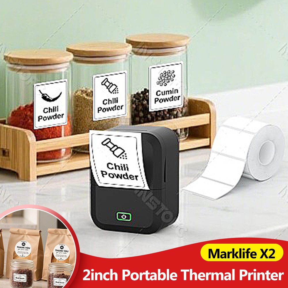 Commercial Printing Network - Imprimante thermique portable Marklife X2, imprimante