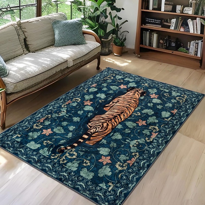 Tapis de salon Design tigre ré - Commercial Printing And Design avis et prix