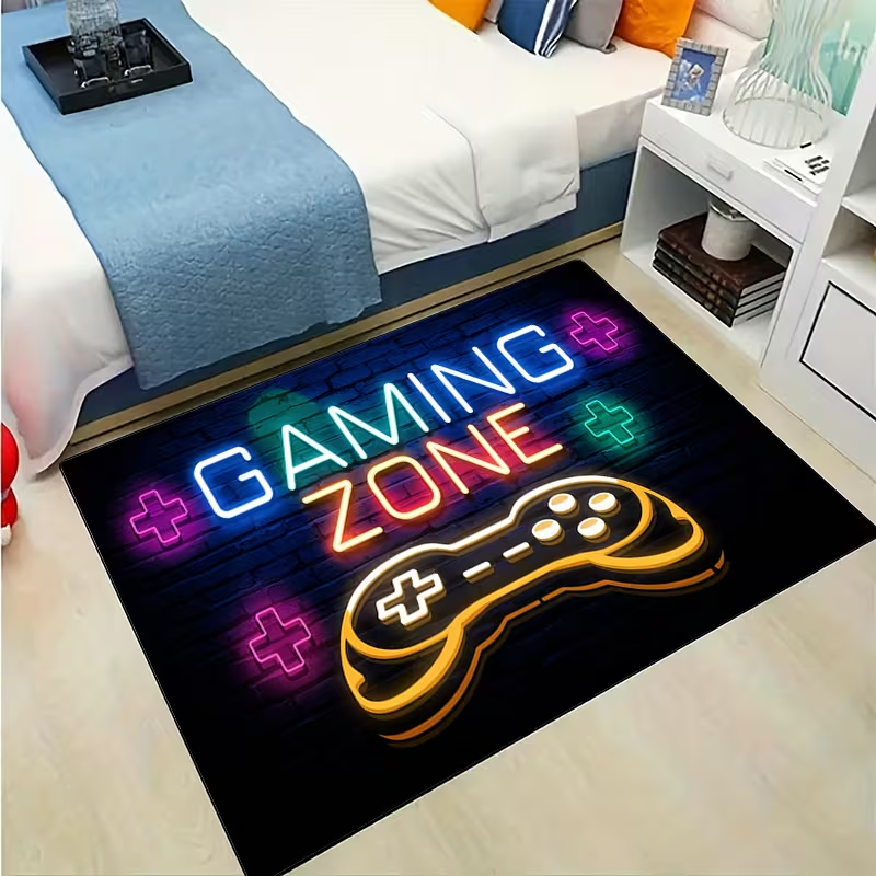 Tapis à motif de manette de je - Hall Commercial Printing avis et prix