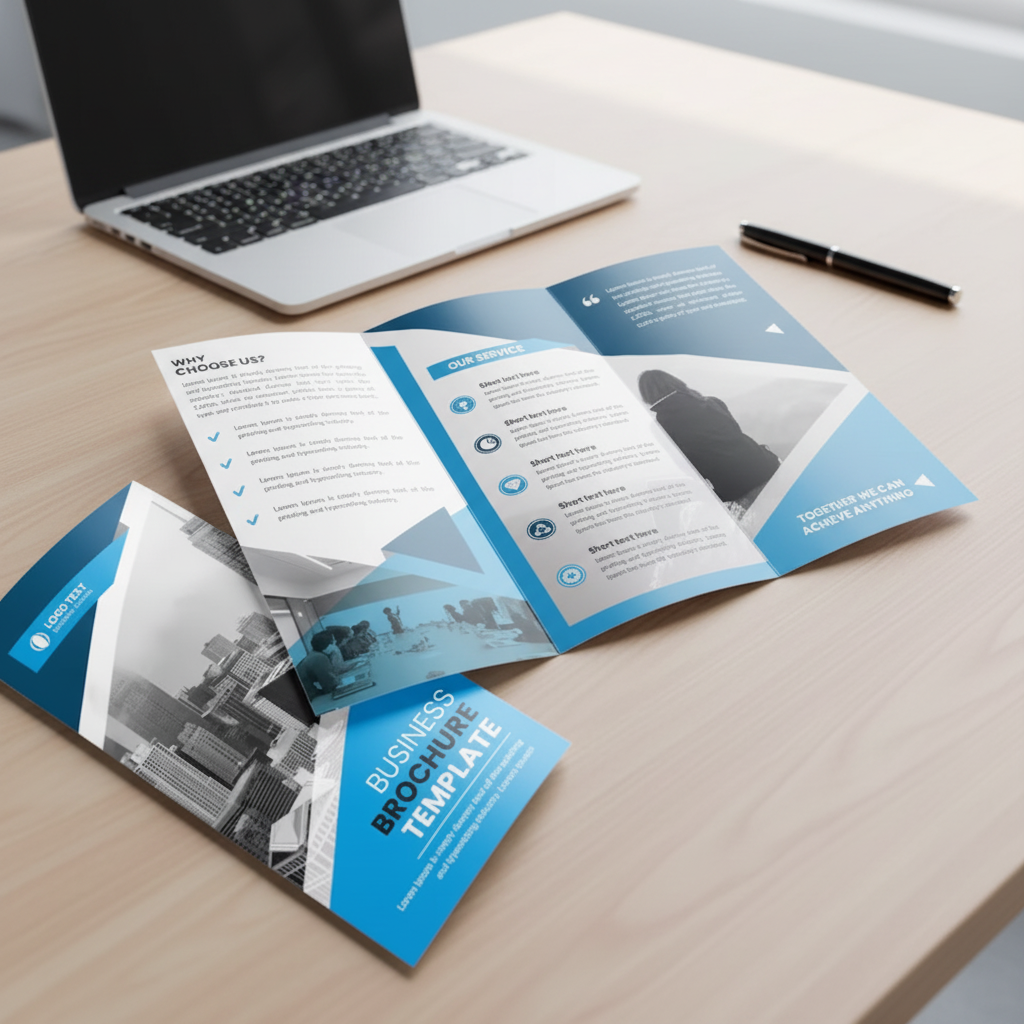Brochures personnalisées, dépl - Commercial Flyer Printing avis et prix