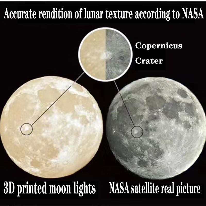 Lustre lunaire créatif imprimé - Hall Commercial Printing avis et prix