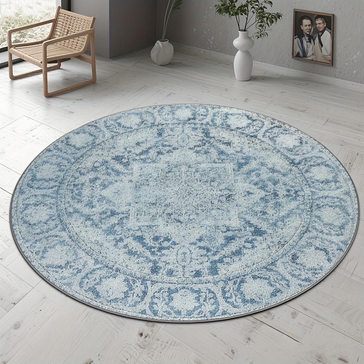Tapis de sol rond abstrait mou - Hall Commercial Printing avis et prix