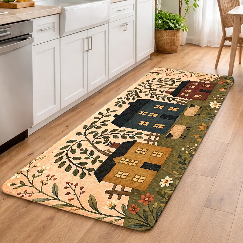 Tapis de sol rustique à motif  - Hall Commercial Printing avis et prix