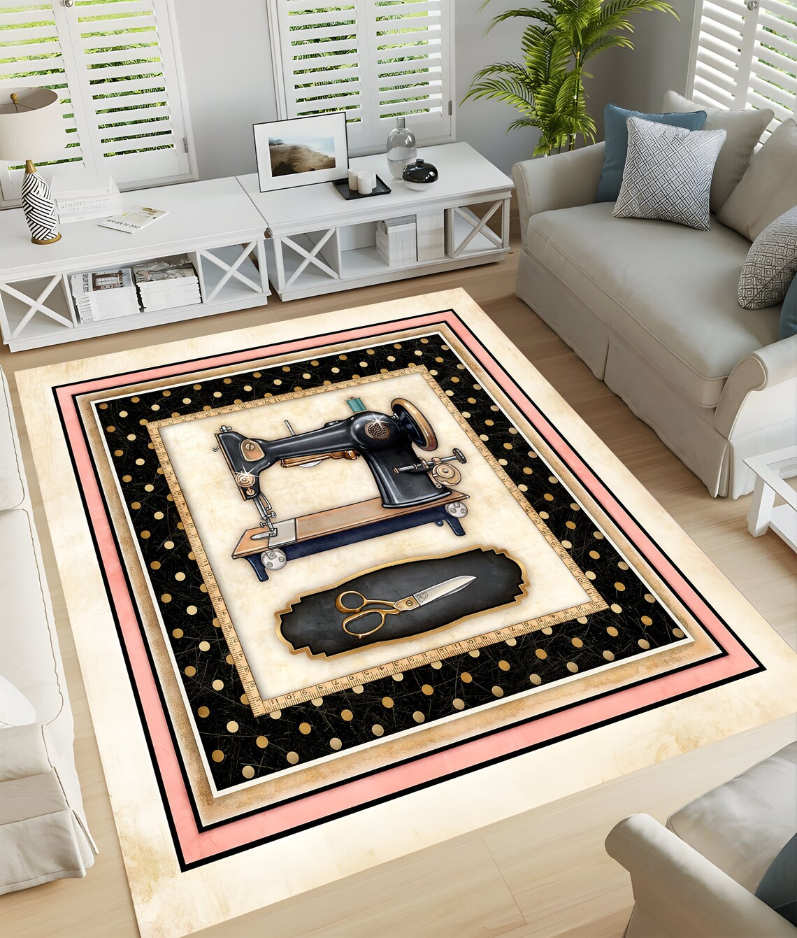 Tapis de sol vintage imprimé m - Commercial Printing And Design avis et prix