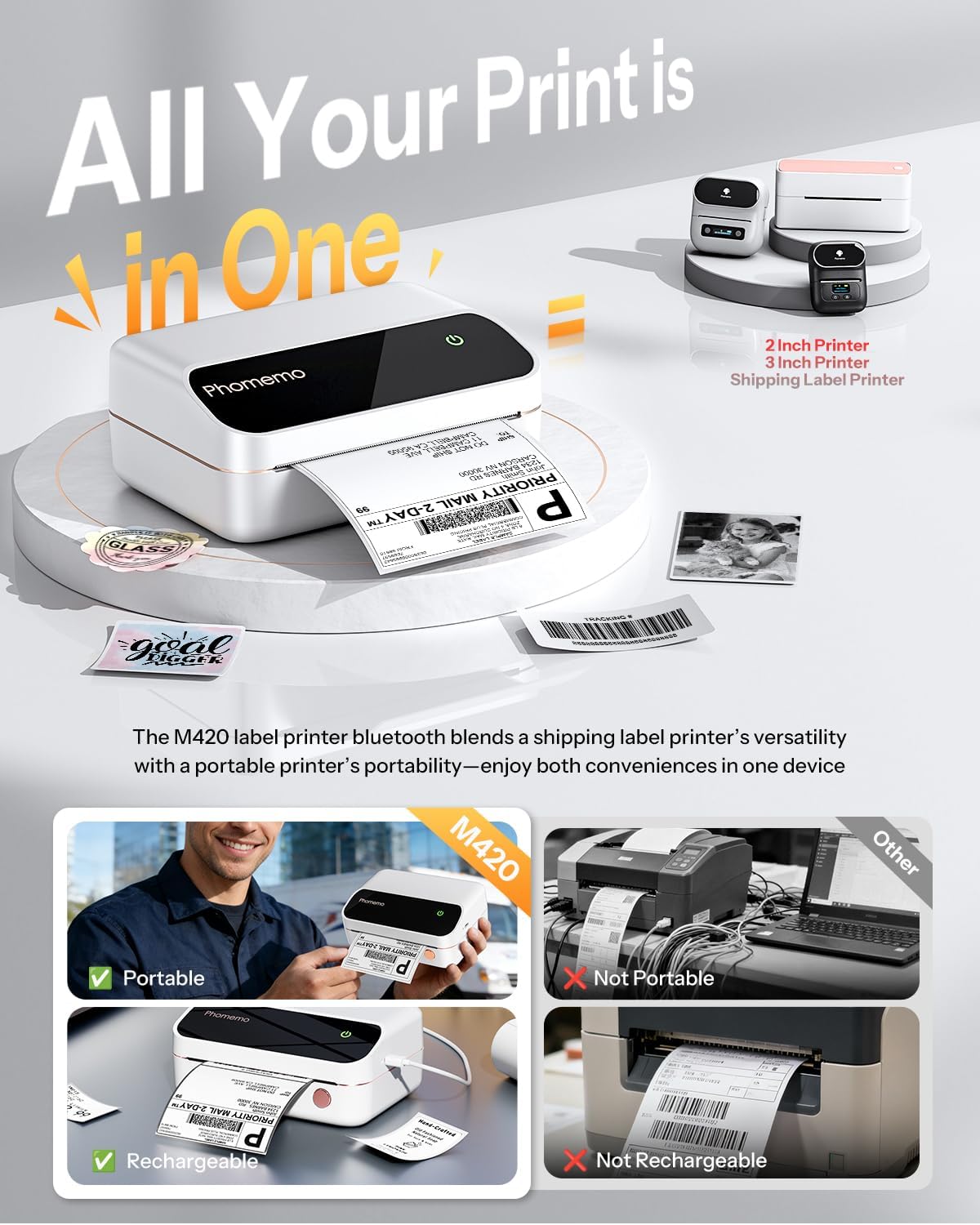 Imprimante thermique sans fil  - Commercial Printing Network avis et prix