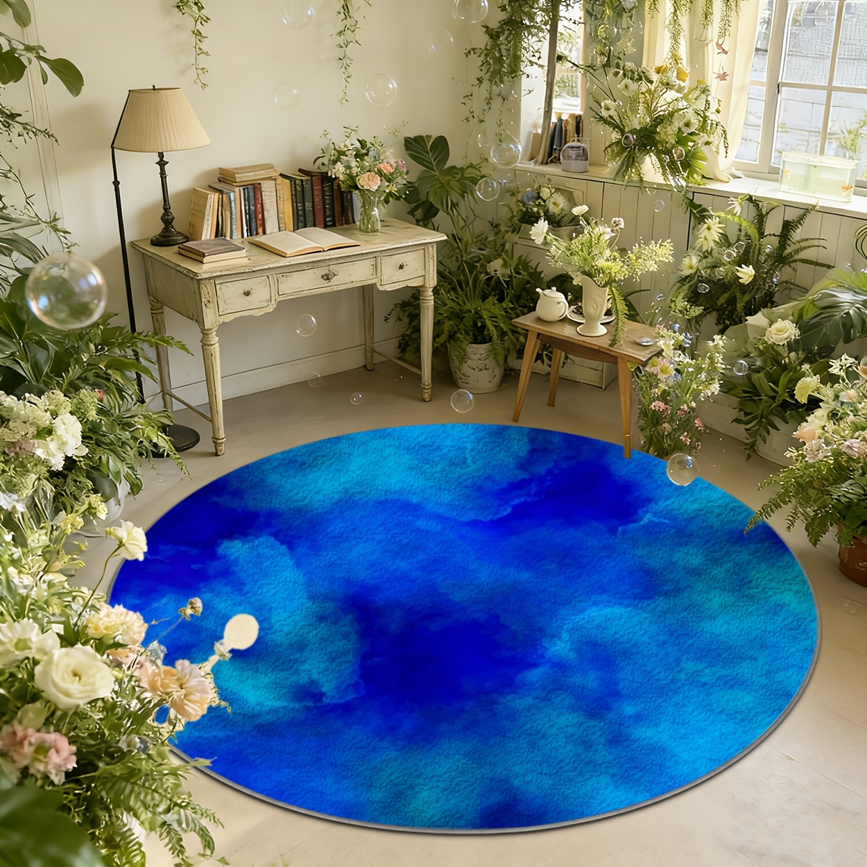 Tapis rond imprimé 2D avec pay - Hall Commercial Printing avis et prix