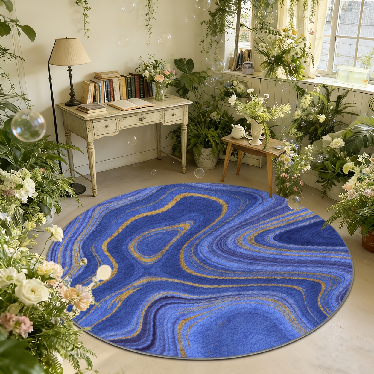 Tapis rond imprimé 2D avec pay - Hall Commercial Printing avis et prix