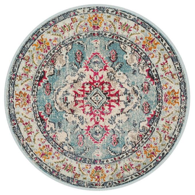 Tapis rond nordique rétro ethn - Commercial Printing And Design avis et prix