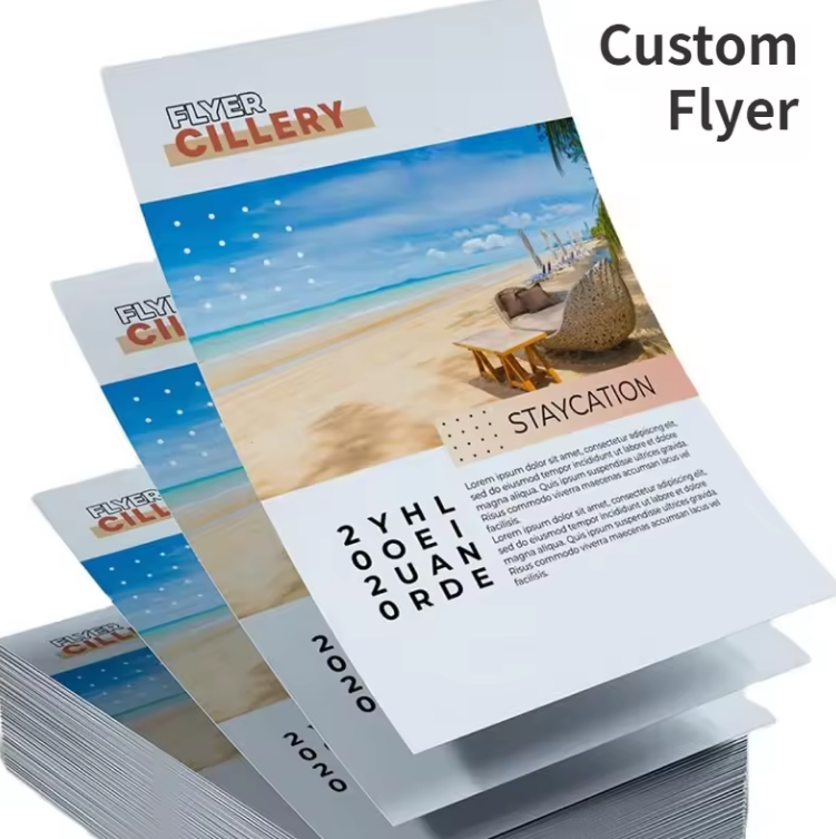 Flyers en papier brillant pers - Commercial Flyer Printing avis et prix