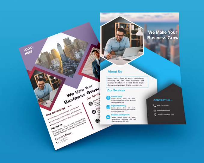 Flyers en papier brillant pers - Commercial Flyer Printing avis et prix