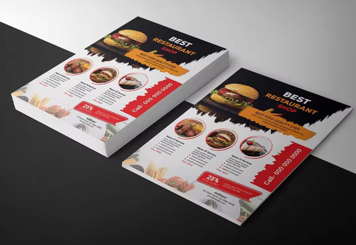Flyers en papier brillant pers - Commercial Flyer Printing avis et prix