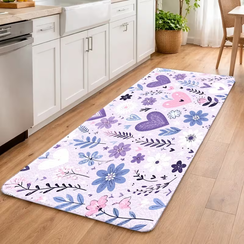 Tapis long fleuri aux couleurs - Hall Commercial Printing avis et prix