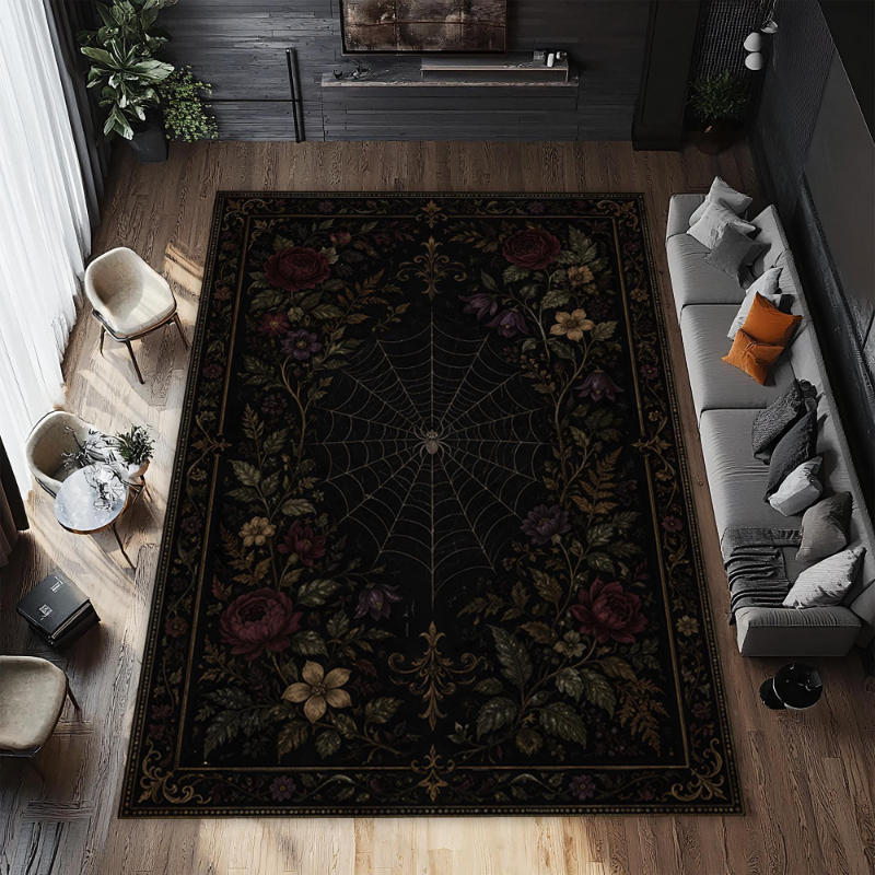 Tapis à imprimé floral toile d - Hall Commercial Printing avis et prix