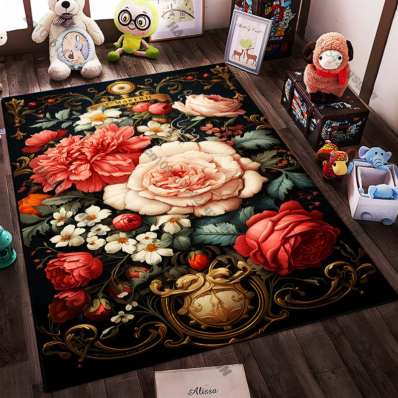 Tapis imprimés à motifs florau - Commercial Printing And Design avis et prix