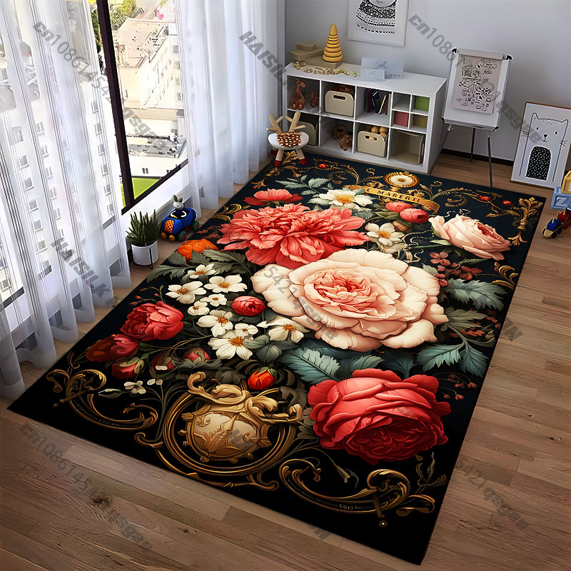 Tapis imprimés à motifs florau - Commercial Printing And Design avis et prix